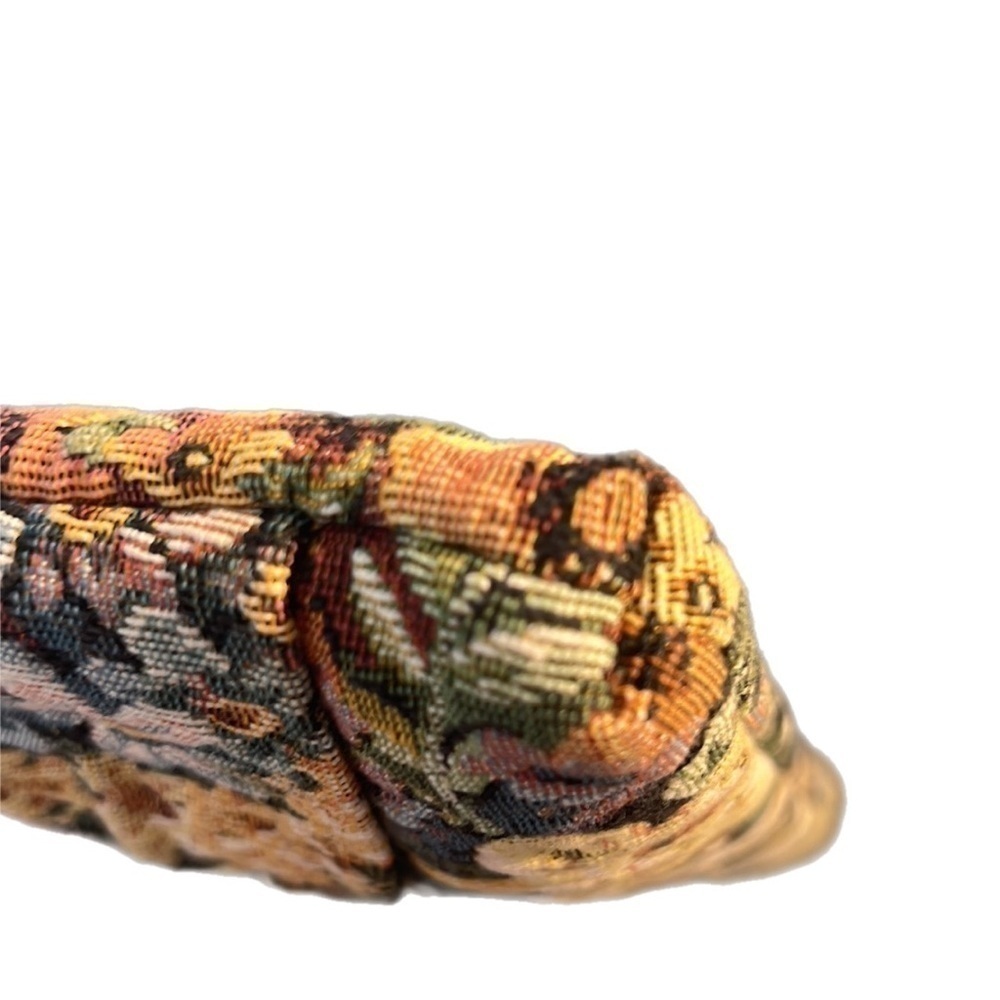 EVC Vintage Tapestry Bow Floral Clutch/ Shoulder Bag Pristine condition! - Picture 5 of 13